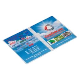 R-OF-L25 Ofset Baskı Folyo Pvc Ruhsat Kabı